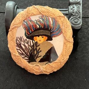 Vintage Style Multicolor Brooche, artist Alice Gamse